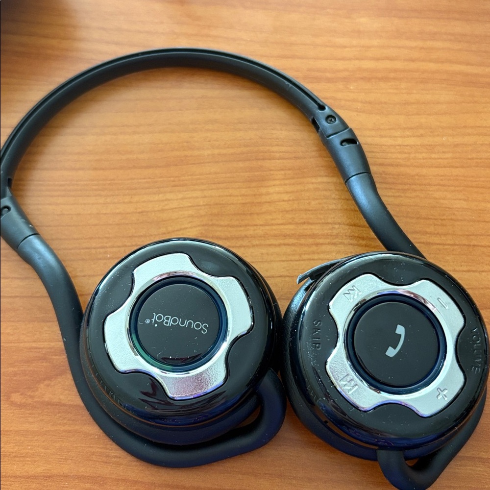 NIB SB220i Wireless Bluetooth Headphones - Black - Picture 8 of 11